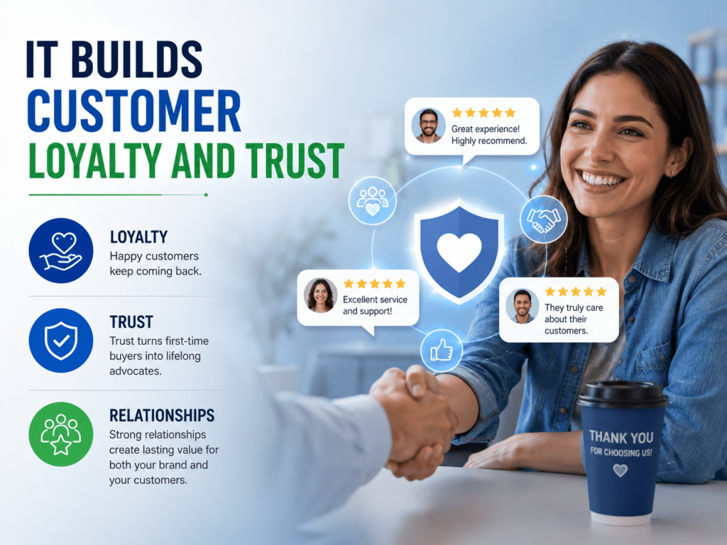 It Builds Customer Loyalty and Trust