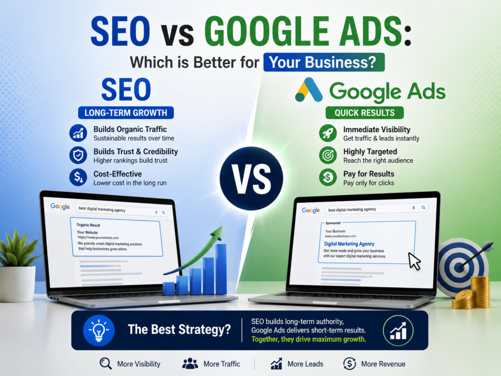 SEO vs Google Ads: Which is Better for Your Business? 