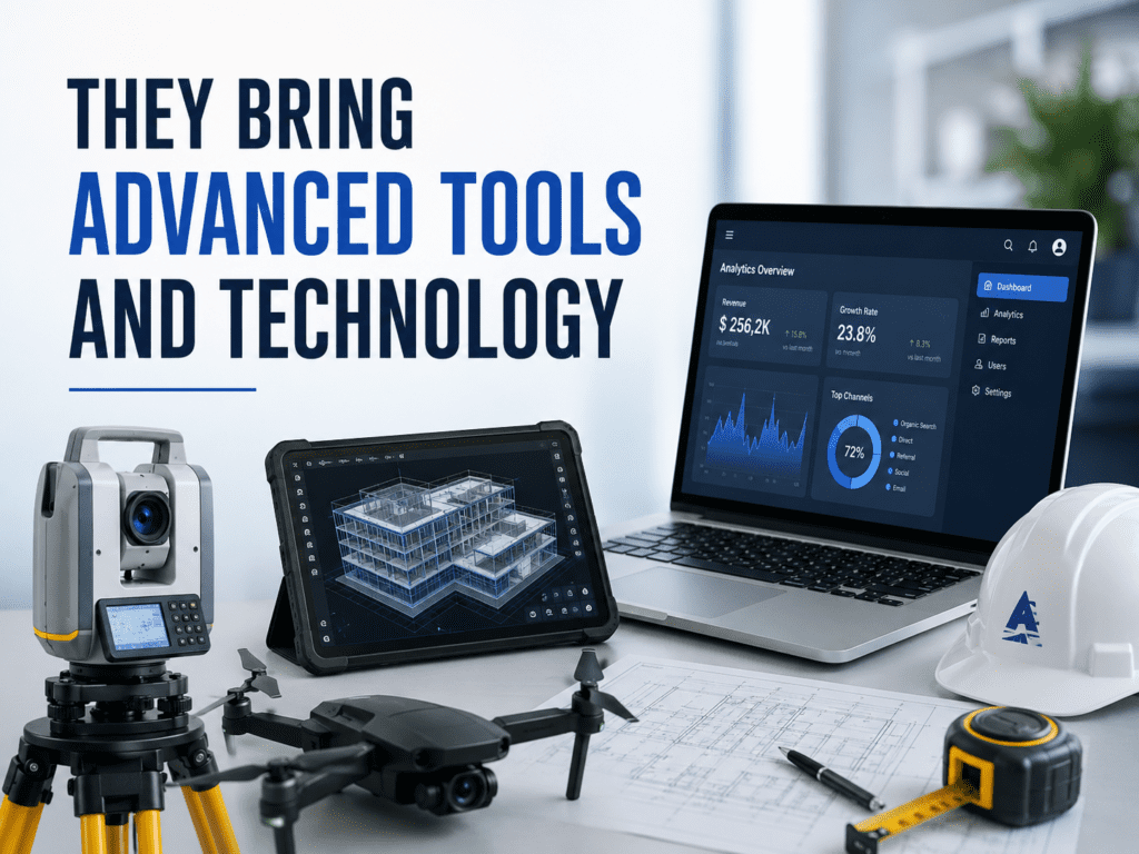 They Bring Advanced Tools and Technology
