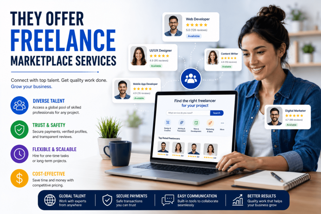 They Offer Freelance Marketplace Services